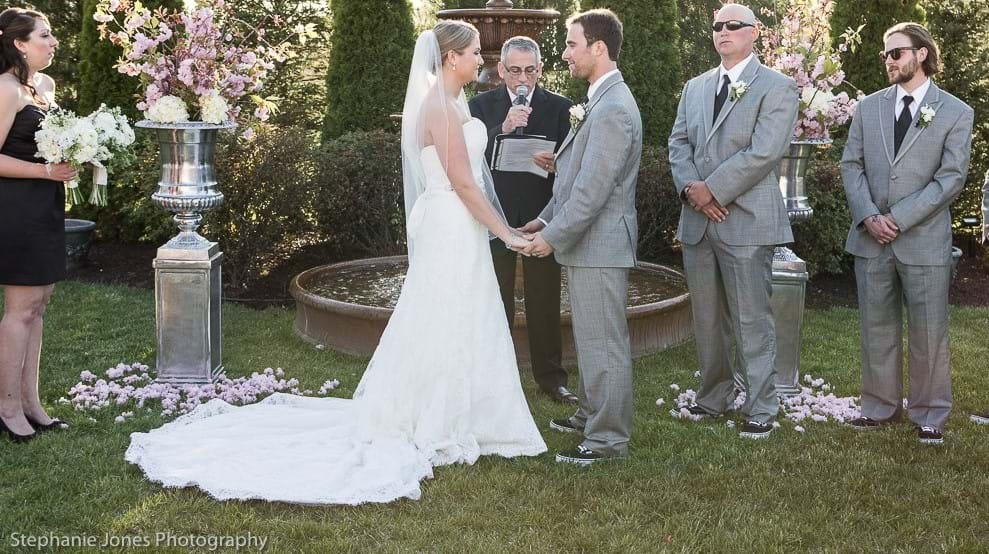 Rachel and Sean at Valenzano Winery